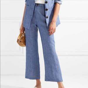 NWT | Mara Hoffman Arlene Linen Stripe Flare Pant